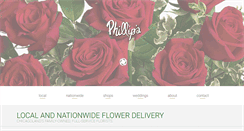 Desktop Screenshot of phillips-flowers.com